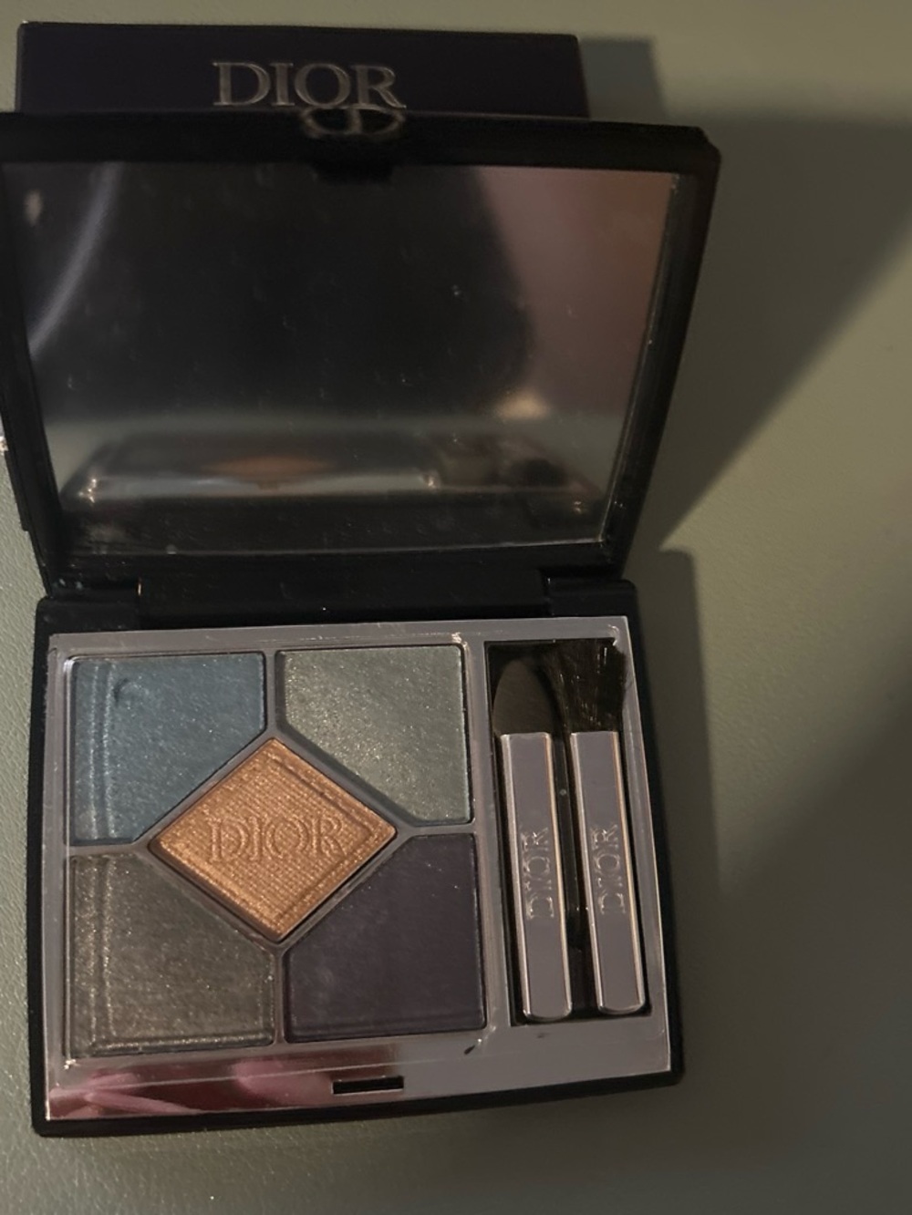 Dior 5-Color Eyeshadow Palette — Blue, Green, Bronze, Gray, Purple